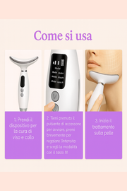 Serenique™ – Massaggiatore Lifting Viso e Collo a Luce LED